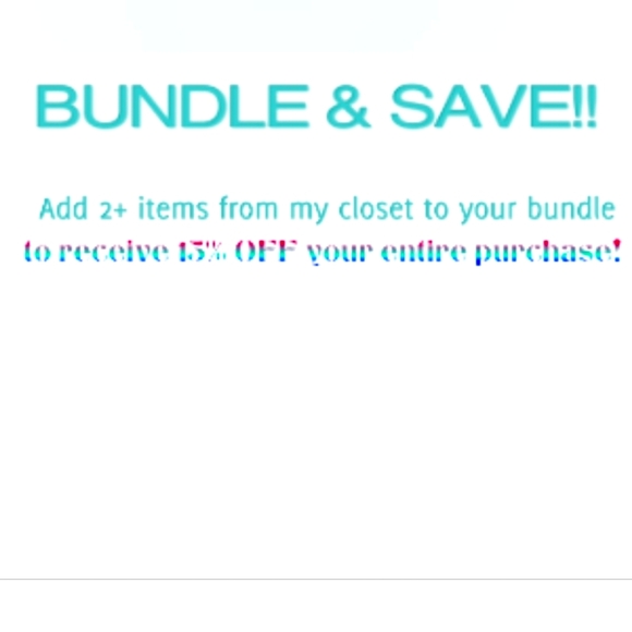 BUNDLE & SAVE!! ADD 2+ ITEMS TO YOUR BUNDLE FOR 15% OFF YOUR PURCHASE! - Picture 2 of 3